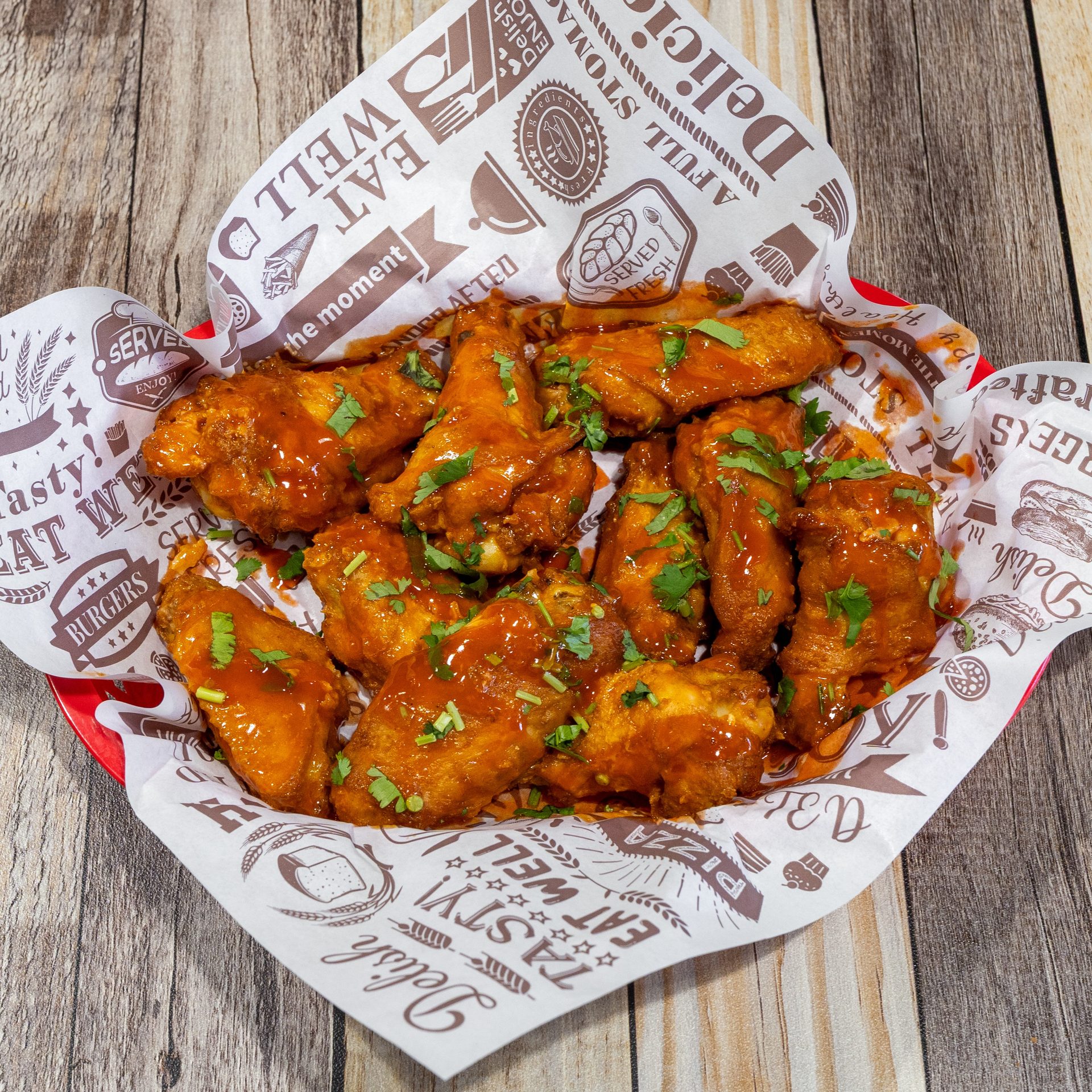 Wings, Salads, Sandwiches, and More