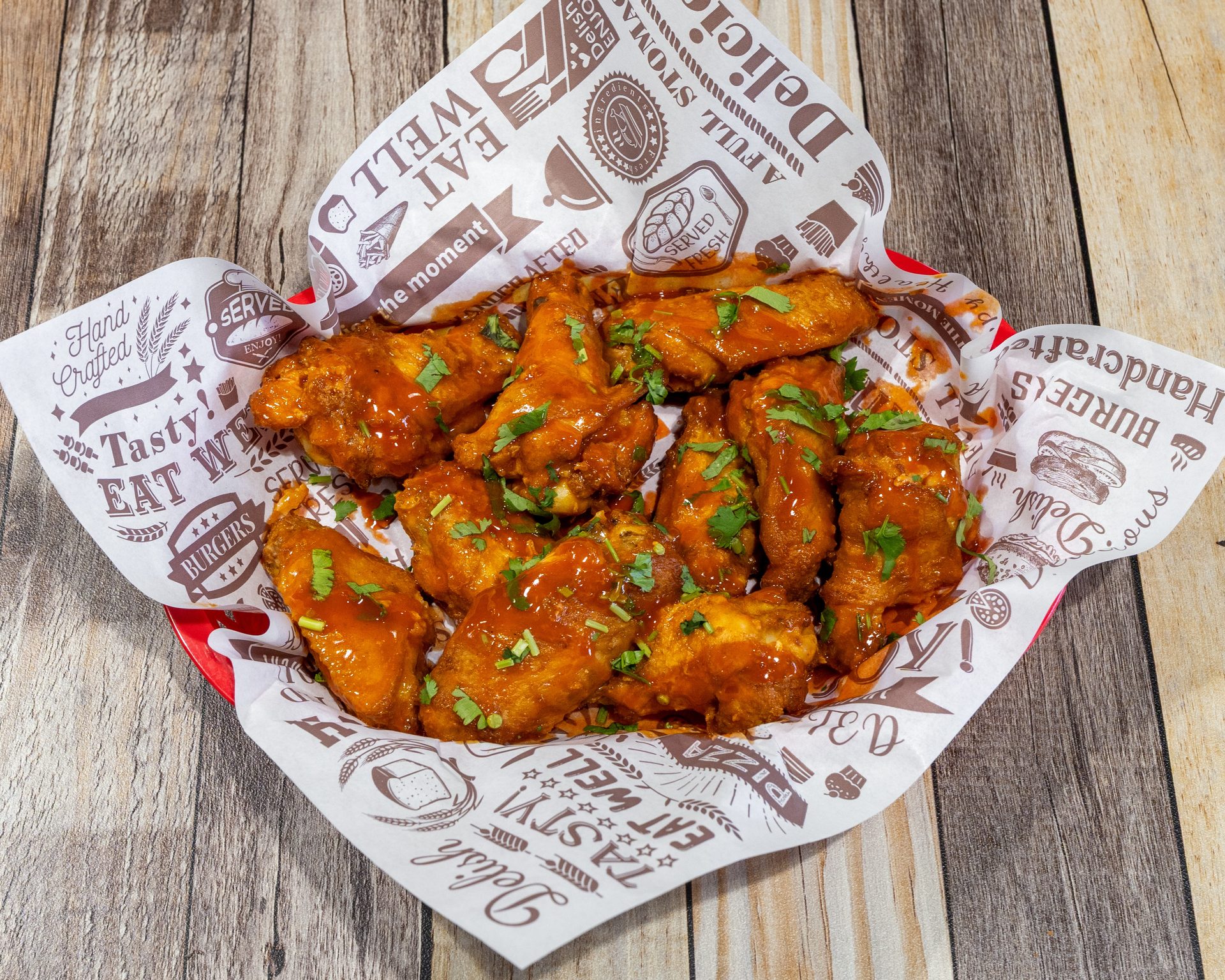Wings, Salads, Sandwiches, and More